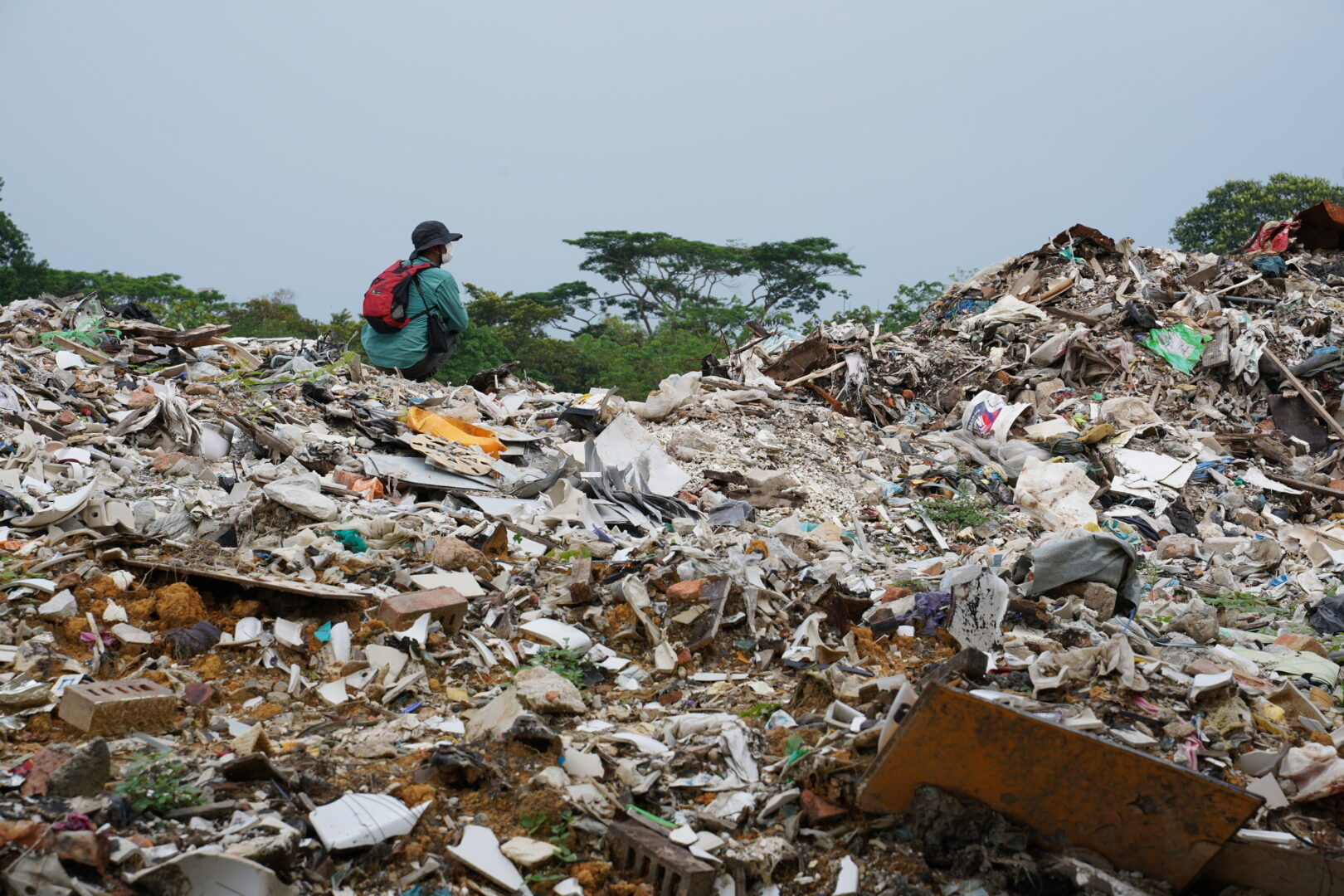 décharge de déchets plastiques à Johor (Malaisie)