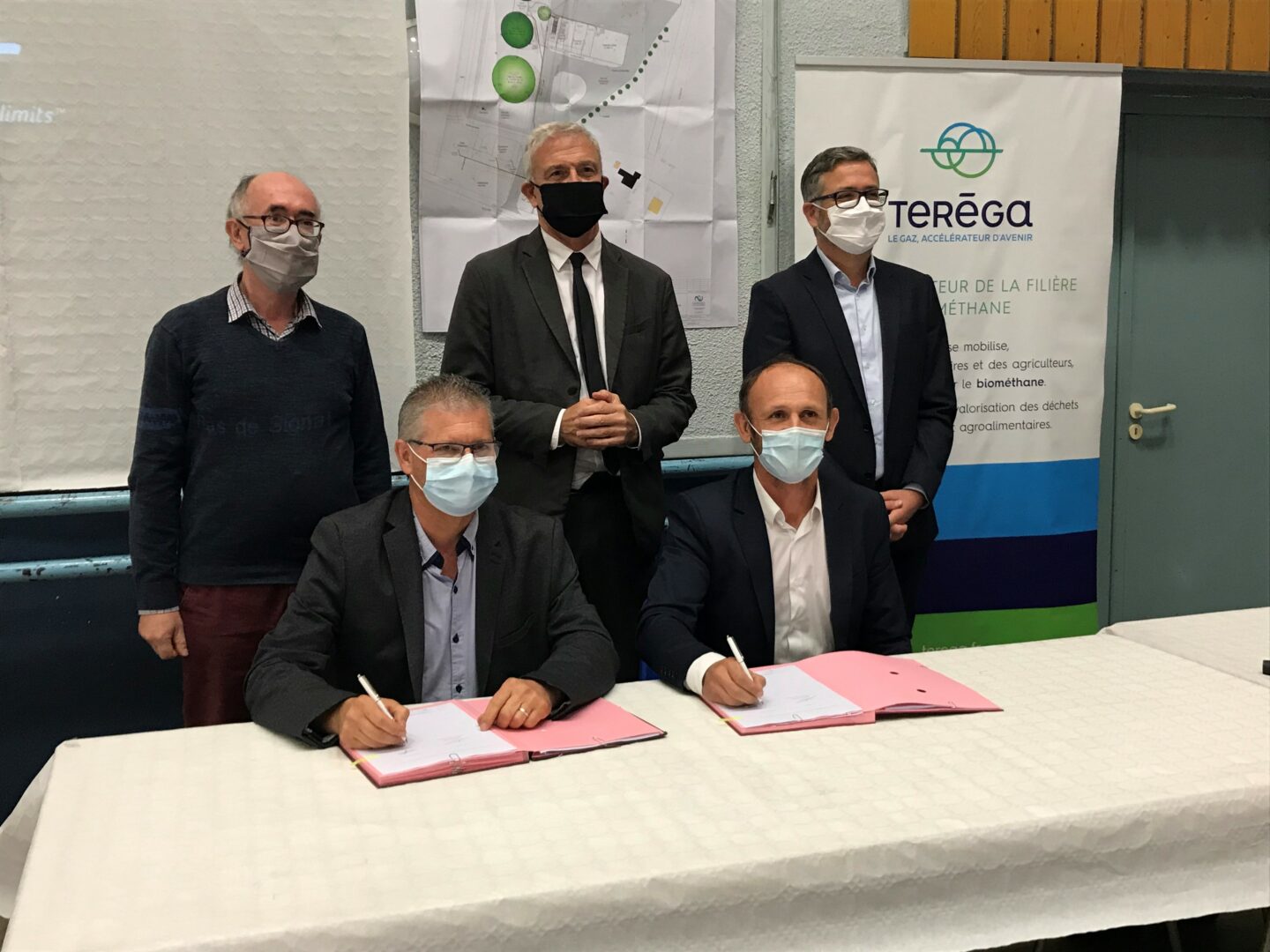 Signature entre Téréga et AgriEnergie