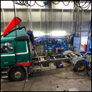 démontage d'un camion