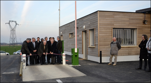 inauguration de la déchèterie de Nozay