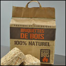 Sac de briquettes de bois